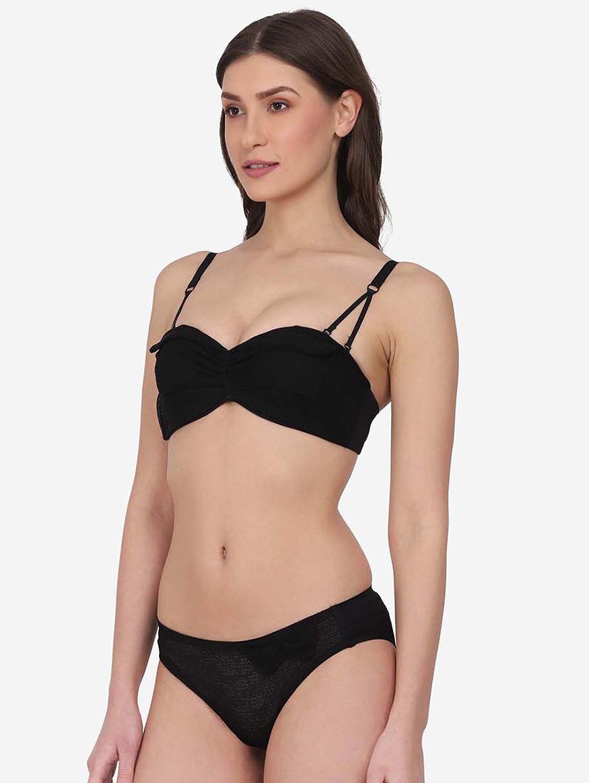 black lace bras and panty set - 18247930 - Standard Image - 1