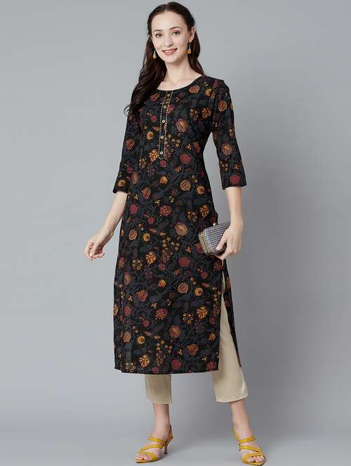 women's straight kurta - 18248283 -  Standard Image - 0