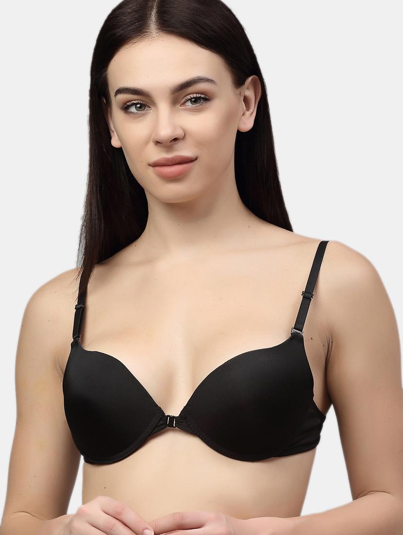 black solid push up bra - 18248384 - Zoom Image - 0