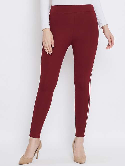 solid mid rise ankle length jegging - 18248828 - Standard Image - 0