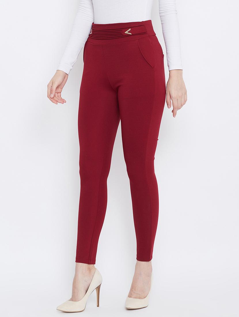solid mid rise ankle length jegging - 18248830 -  Standard Image - 1