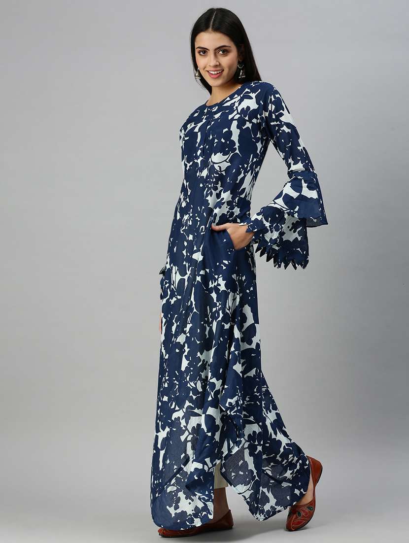 women's asymmetric kurta - 18249167 -  Standard Image - 1