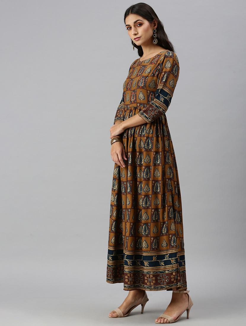 women's flared kurta - 18249168 - Standard Image - 1