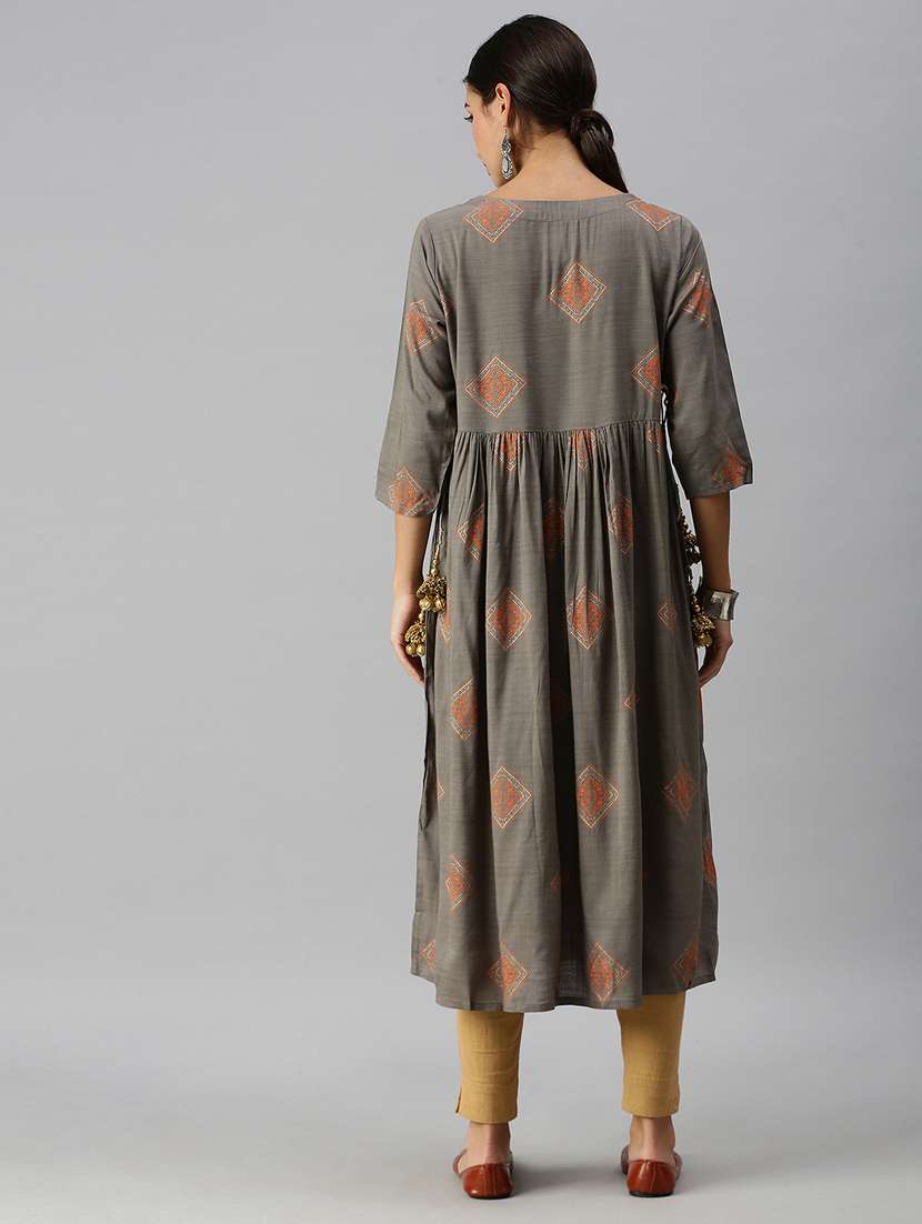 women's a-line kurta - 18249182 -  Standard Image - 1