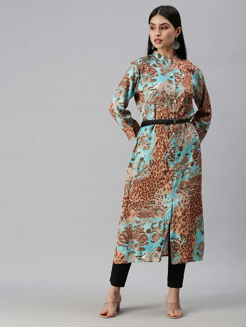 women's front slit kurta