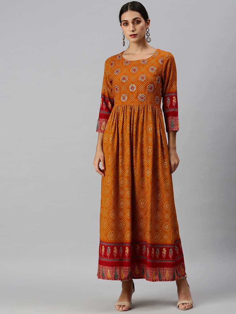 women's flared kurta