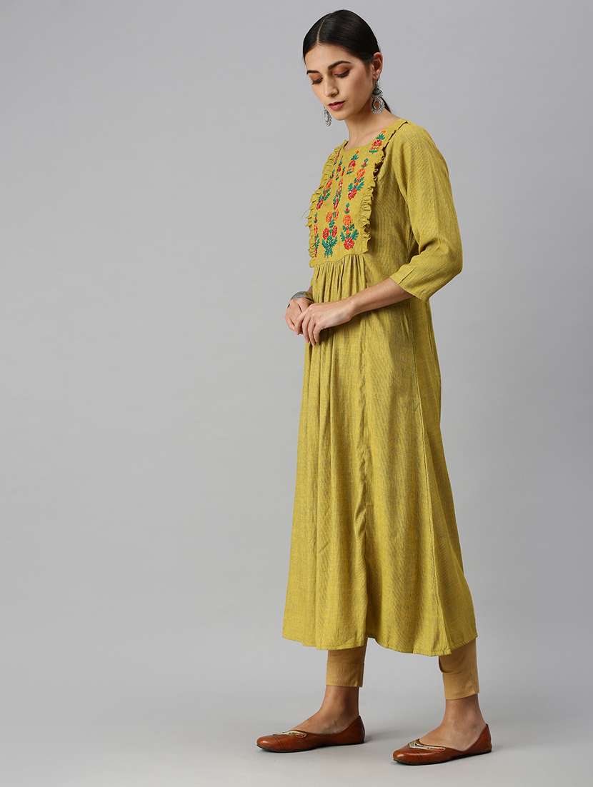 women's a-line kurta - 18249279 - Standard Image - 1