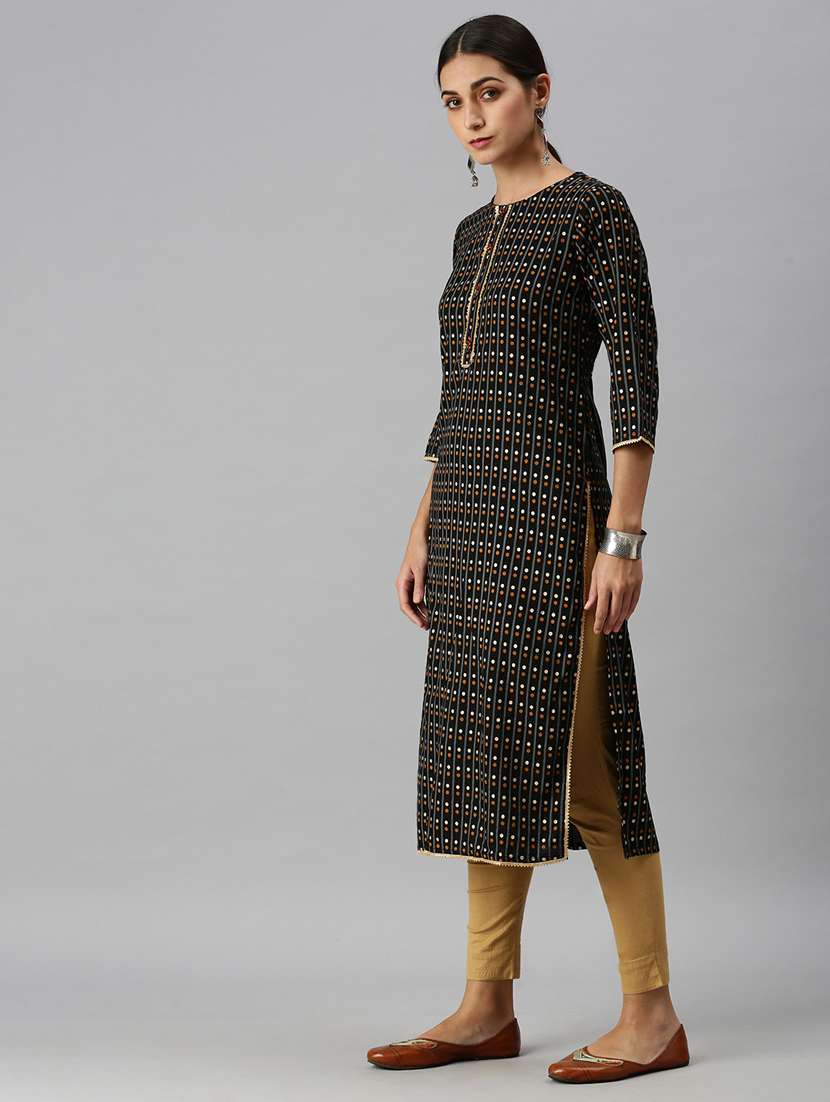 women's straight kurta - 18249283 -  Standard Image - 1