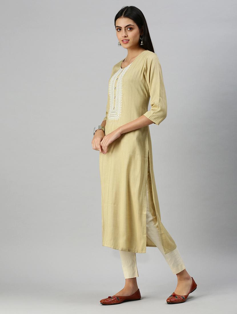 women's straight kurta - 18249284 -  Standard Image - 1