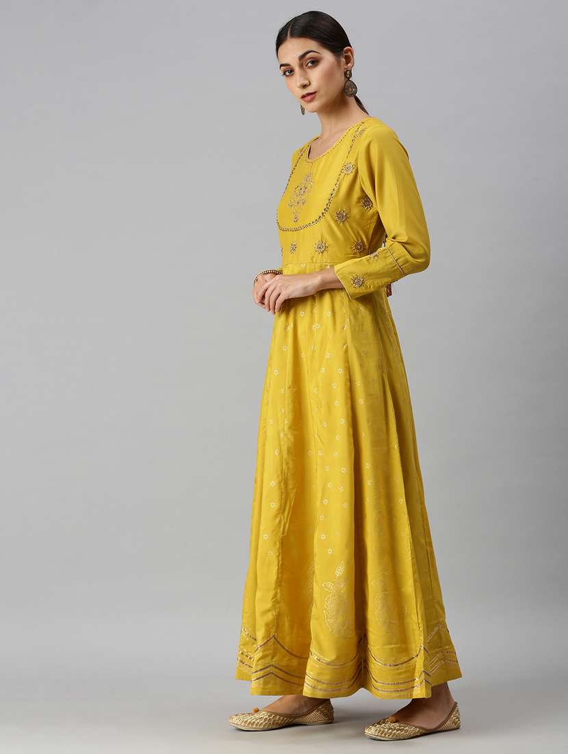 women's flared kurta - 18249300 -  Standard Image - 1