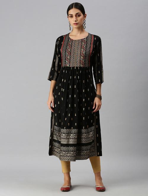 women's a-line kurta - 18249302 - Standard Image - 0