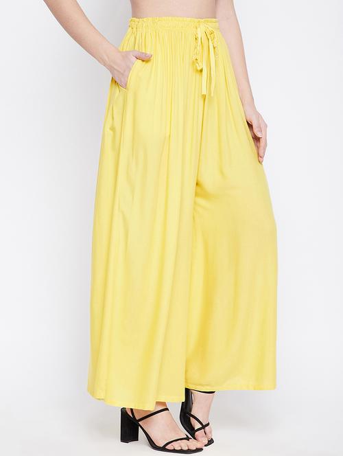 mid rise solid palazzo - 18249322 -  Standard Image - 0