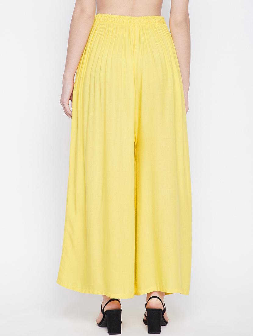 mid rise solid palazzo - 18249322 -  Standard Image - 1