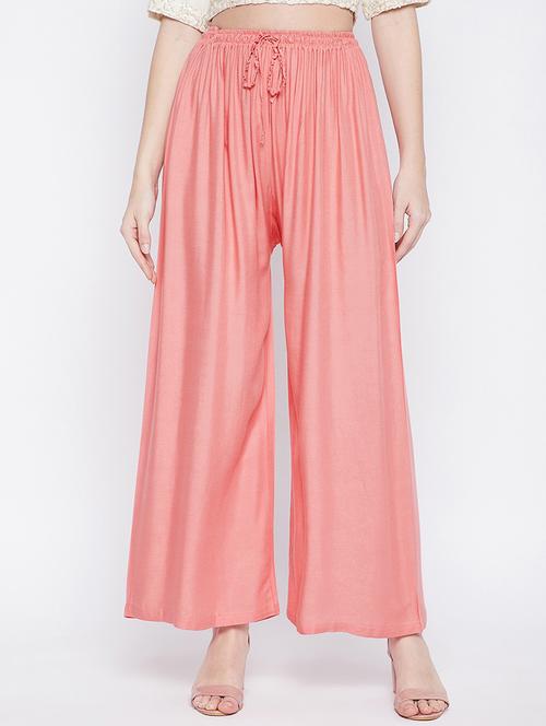 mid rise solid palazzo - 18249326 -  Standard Image - 0