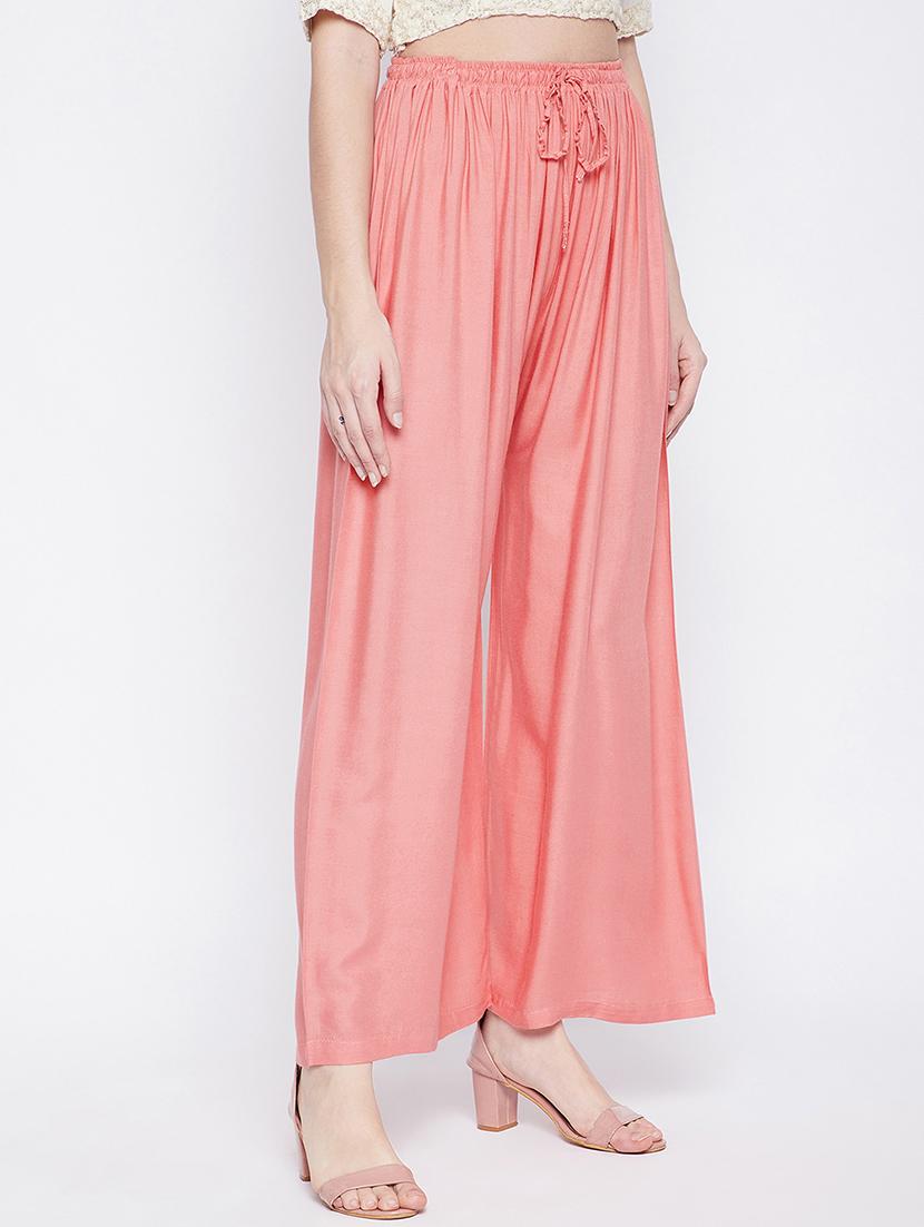 mid rise solid palazzo - 18249326 -  Standard Image - 1