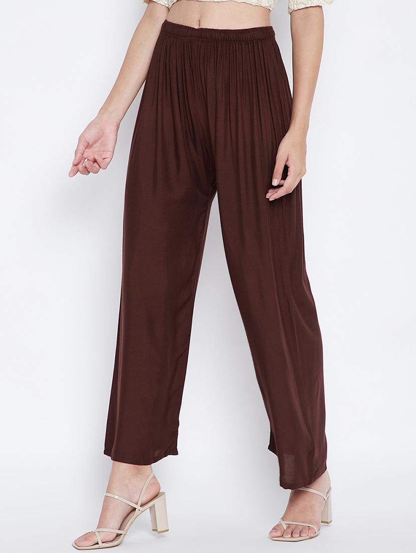 mid rise solid palazzo - 18249333 - Standard Image - 1