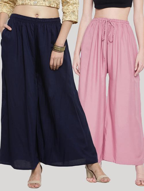 set of 2 combo palazzo - 18249383 -  Standard Image - 0