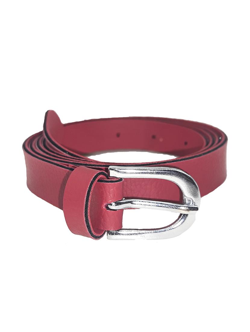 red leatherette (pu belt - 18249628 -  Standard Image - 1