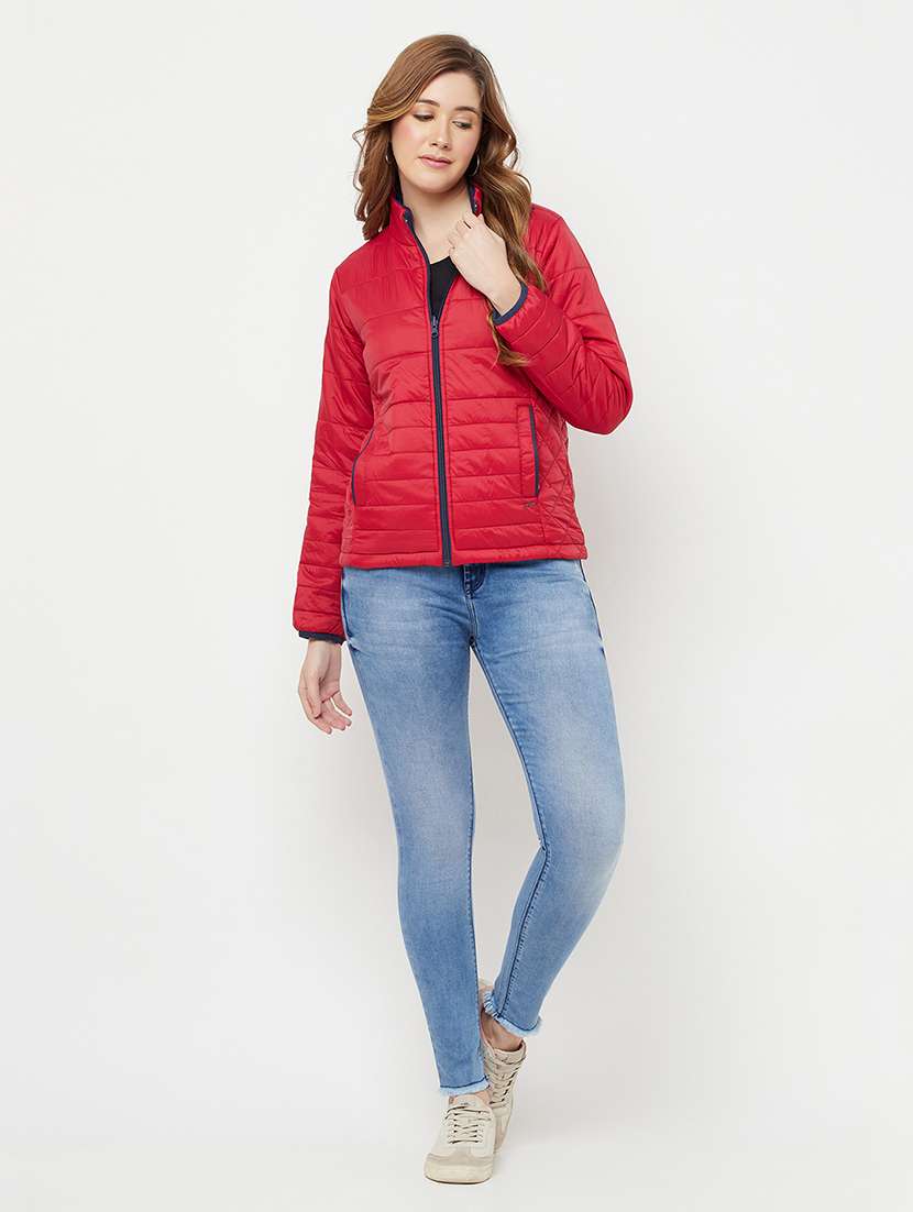 mandarin neck reversible jacket - 18249956 - Standard Image - 6