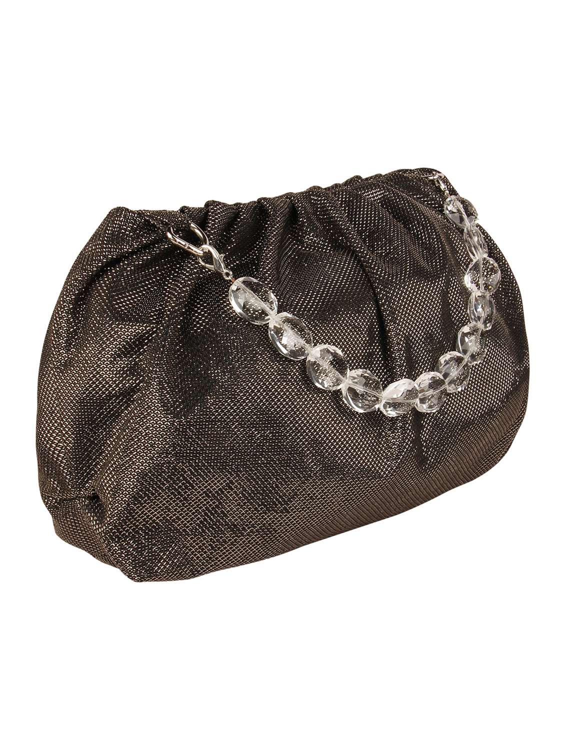 black shimmer sling bag - 18250023 -  Standard Image - 4