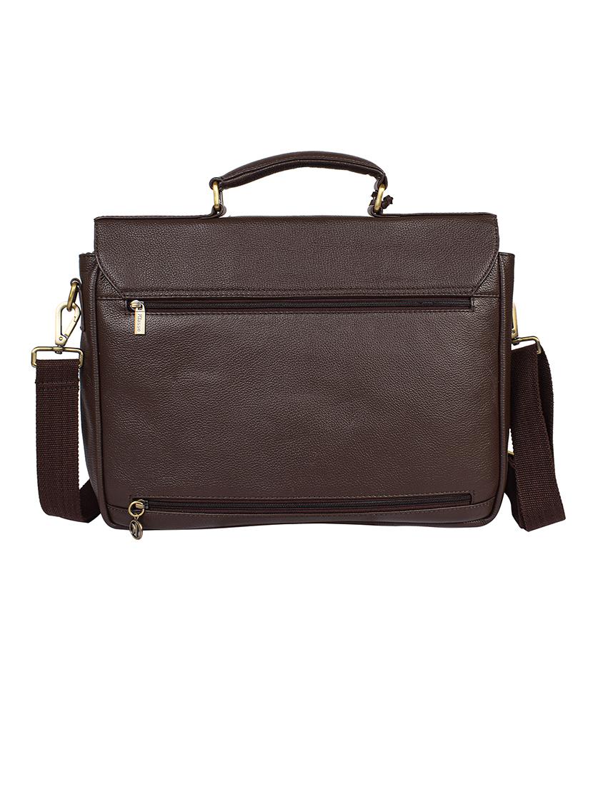 maroon leather laptop bag - 18250089 - Standard Image - 1