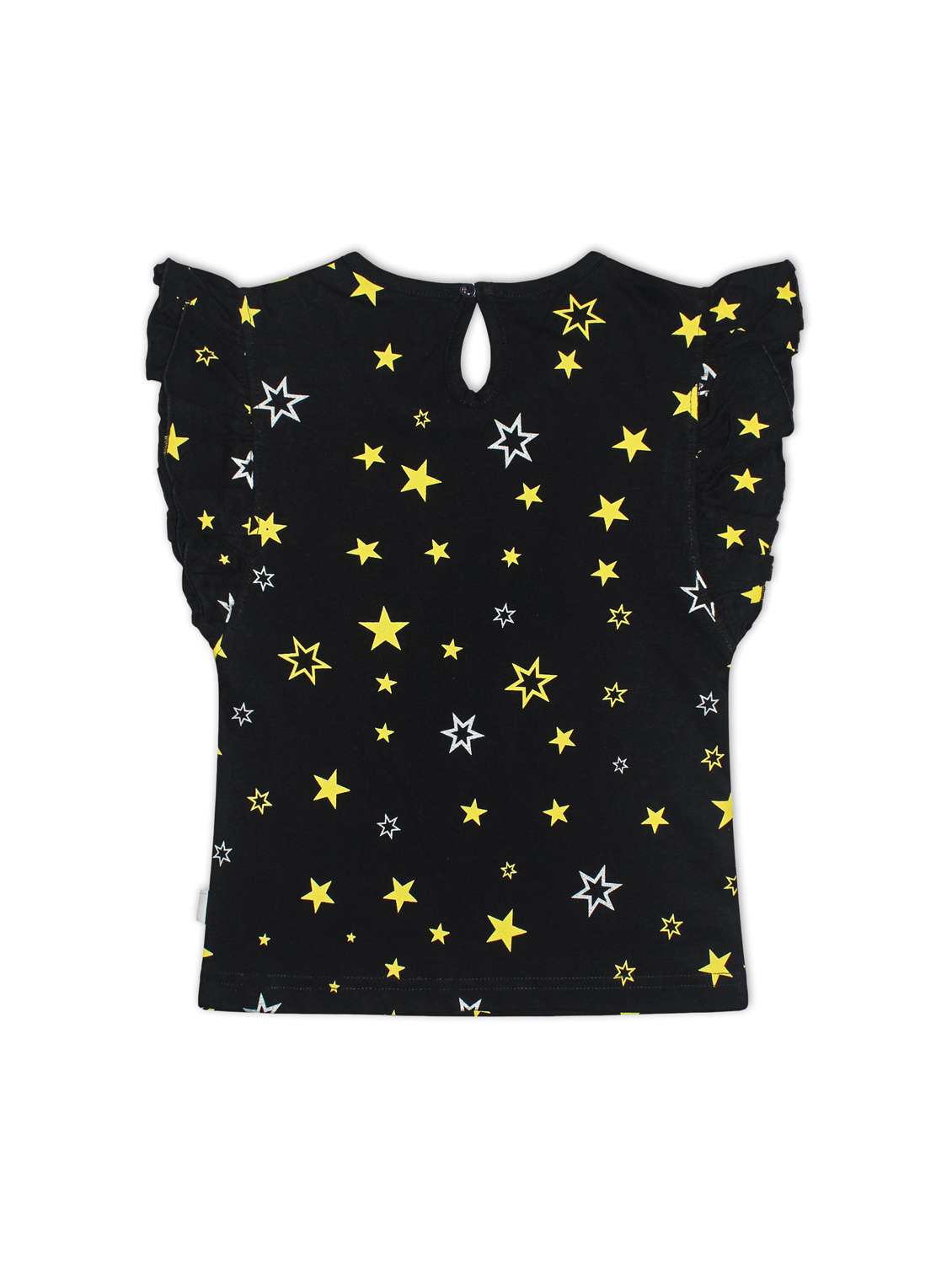 black printed regular top - 18250169 - Standard Image - 1