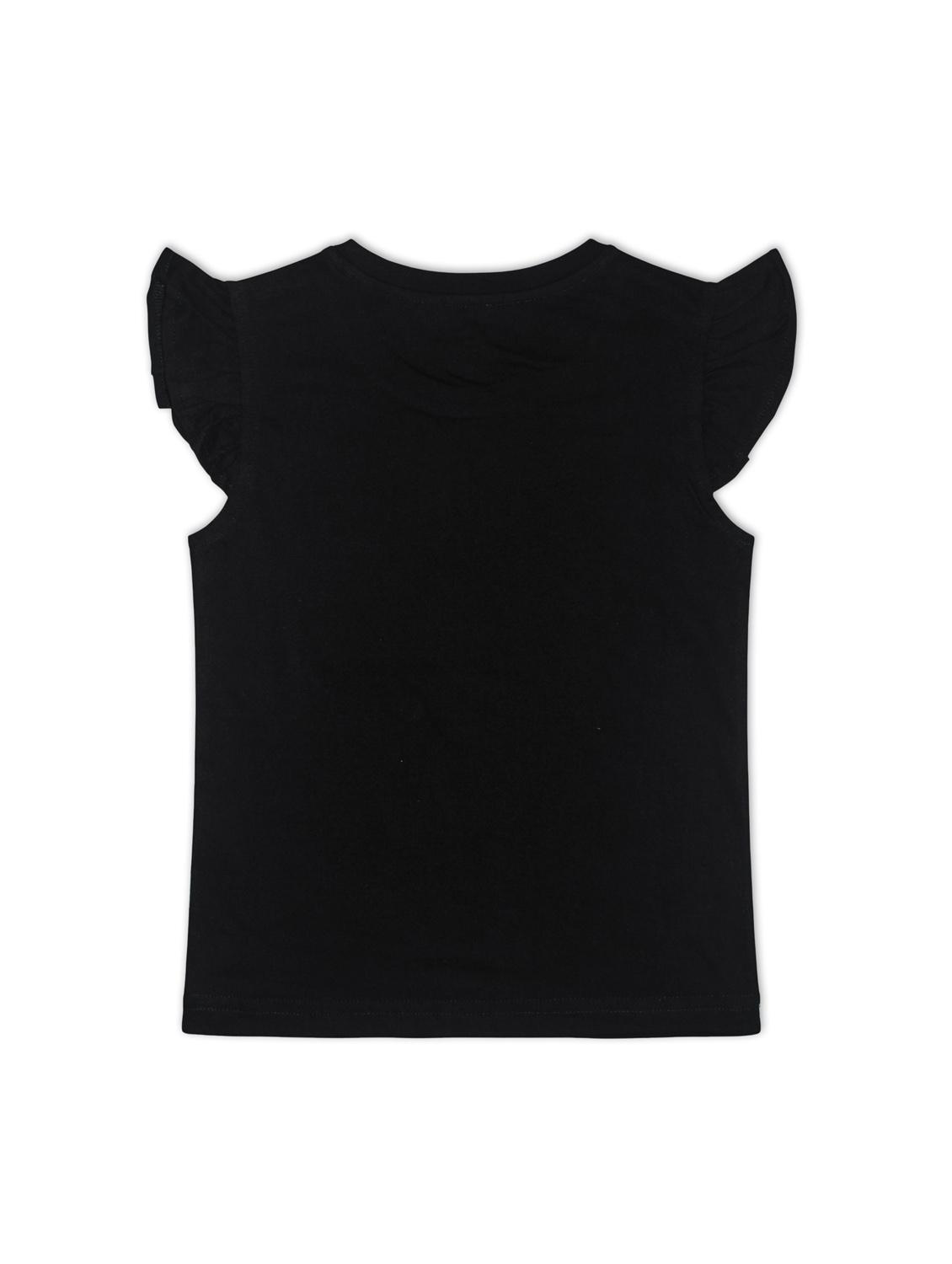 black printed regular top - 18250289 - Standard Image - 1