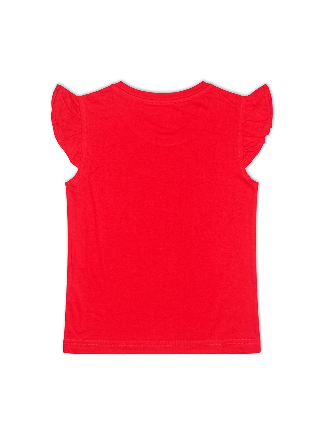 red printed regular tee - 18250292 - Standard Image - 1