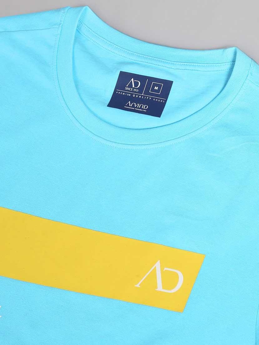 blue printed t-shirt - 18250323 - Standard Image - 6