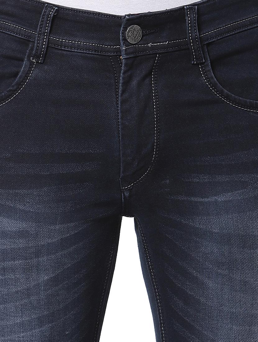 dark-blue light-washed denim jean - 18250620 - Standard Image - 4