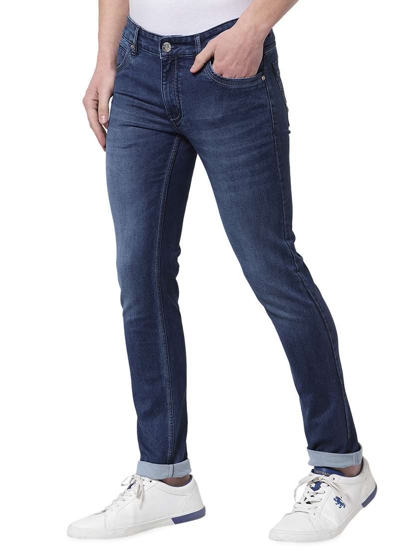 navy-blue light-washed denim jean - 18250632 -  Standard Image - 1