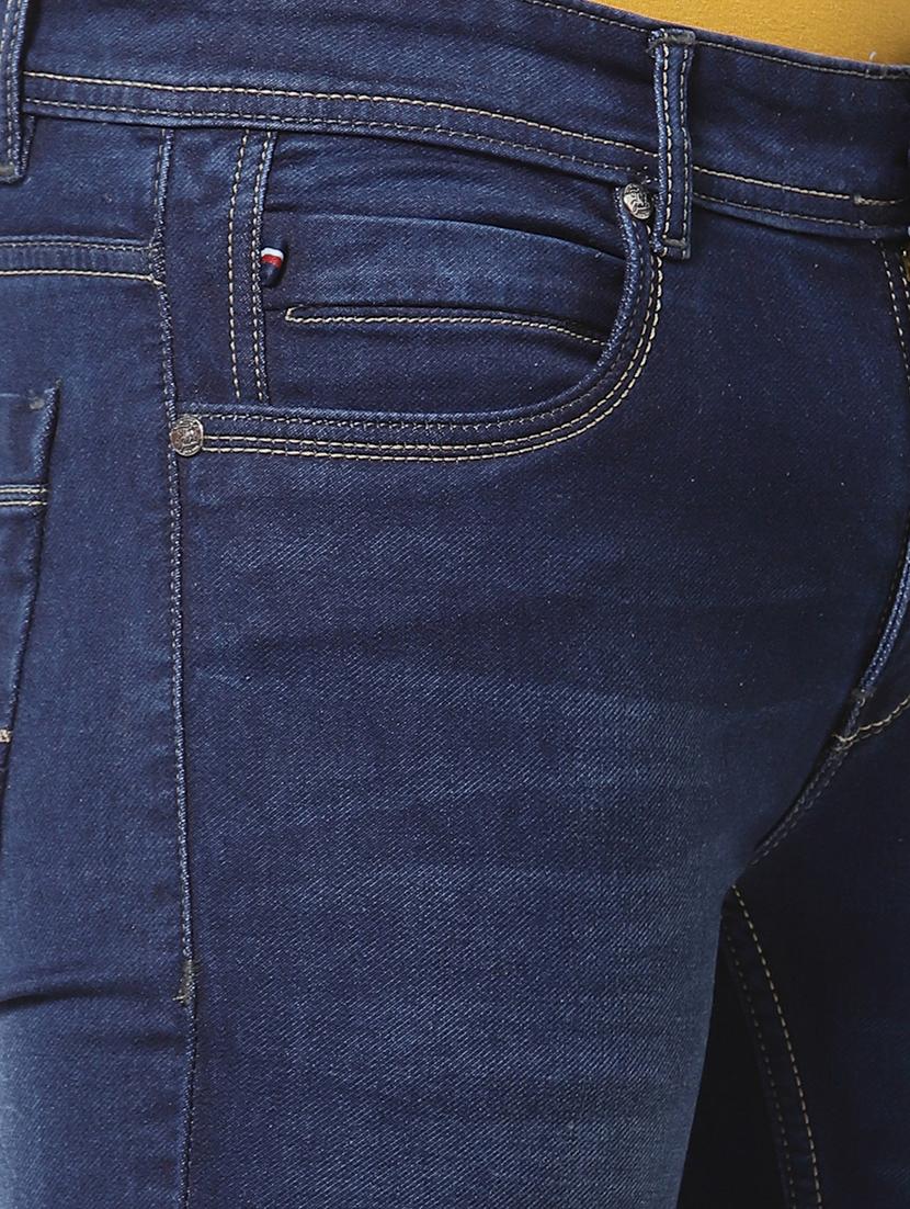 navy-blue light-washed denim jean - 18250636 - Standard Image - 4