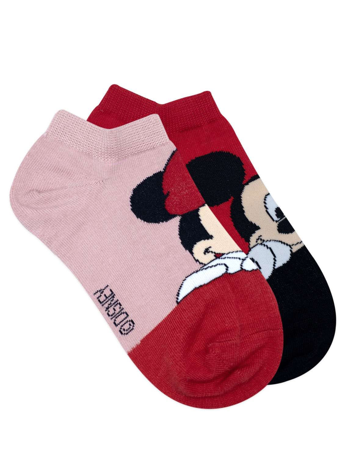 women pack of 2 printed ankle length socks - 18250920 - Standard Image - 1