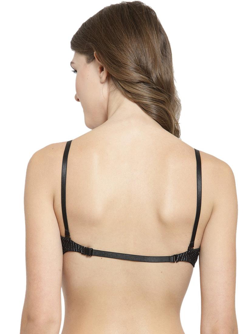 black solid push up bra - 18251023 - Standard Image - 4