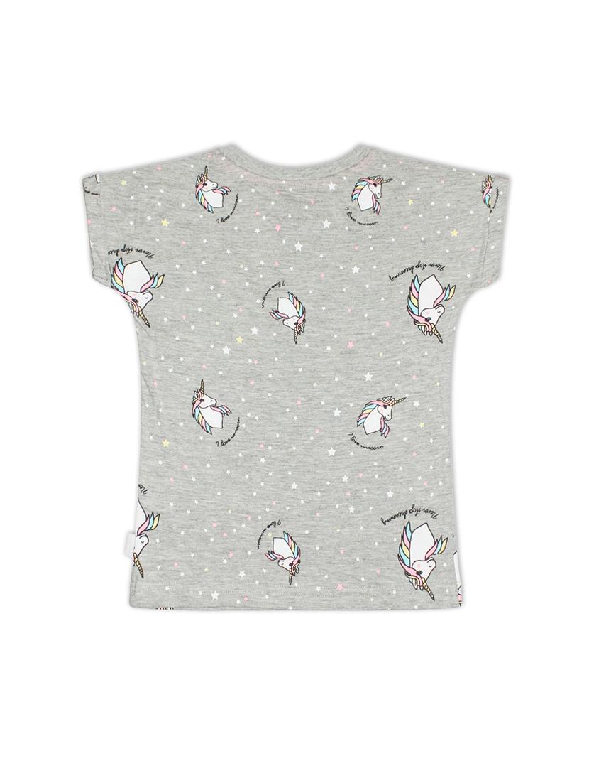 round neck printed regular tee - 18251541 - Standard Image - 1