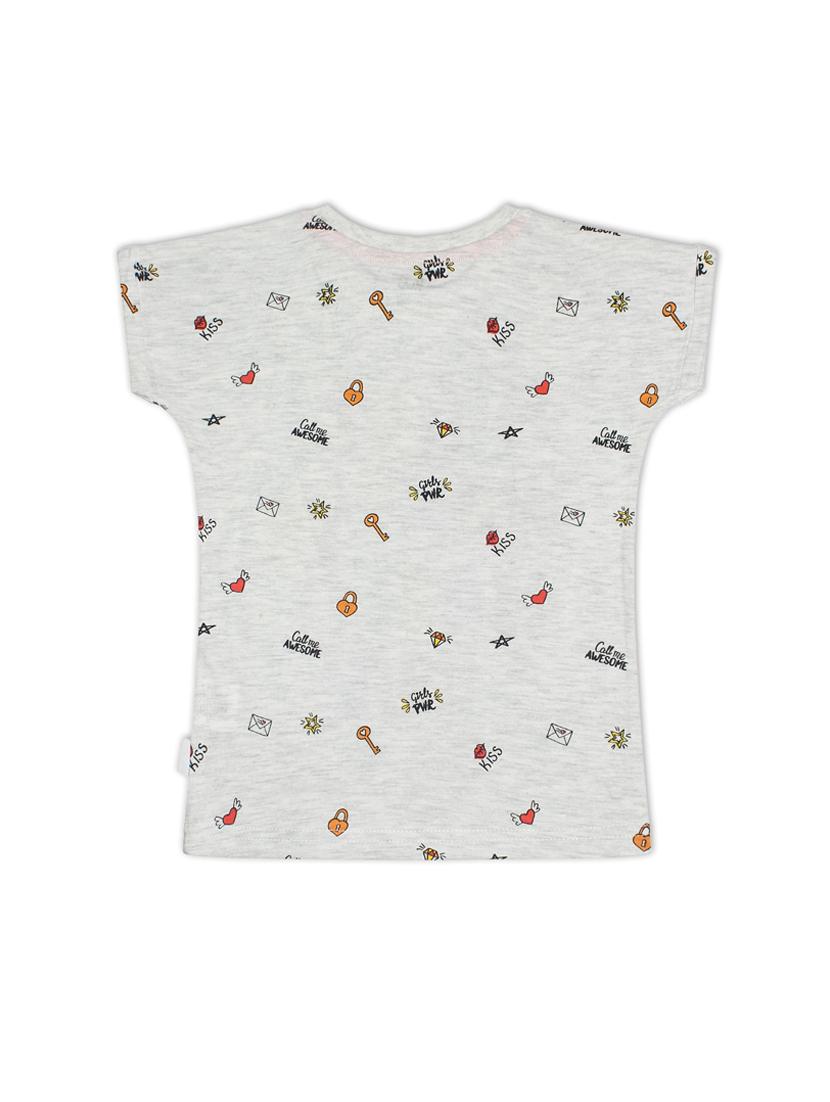 round neck printed regular tee - 18251543 - Standard Image - 1