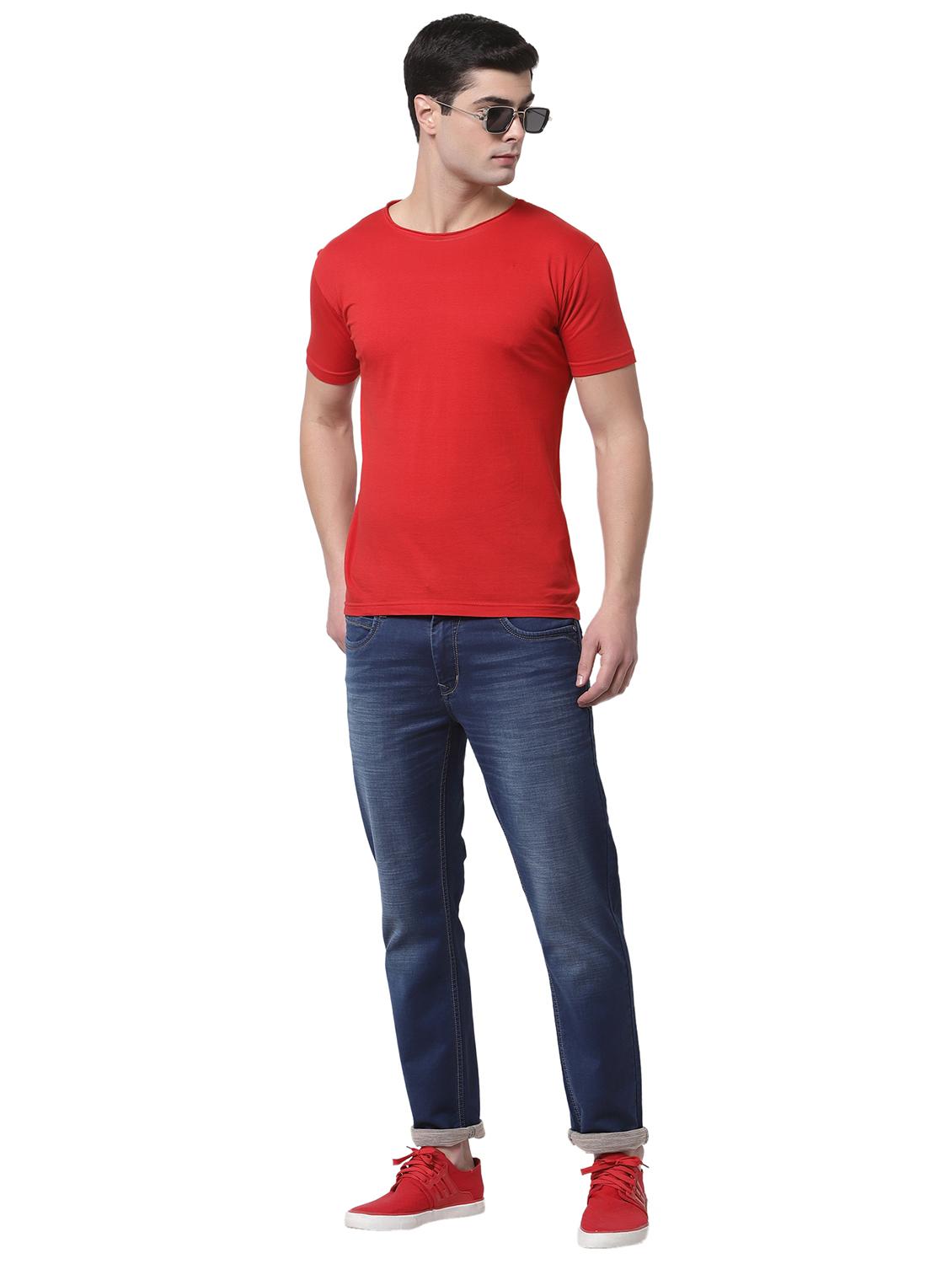 mens slim fit plain jeans - 18253879 - Standard Image - 4
