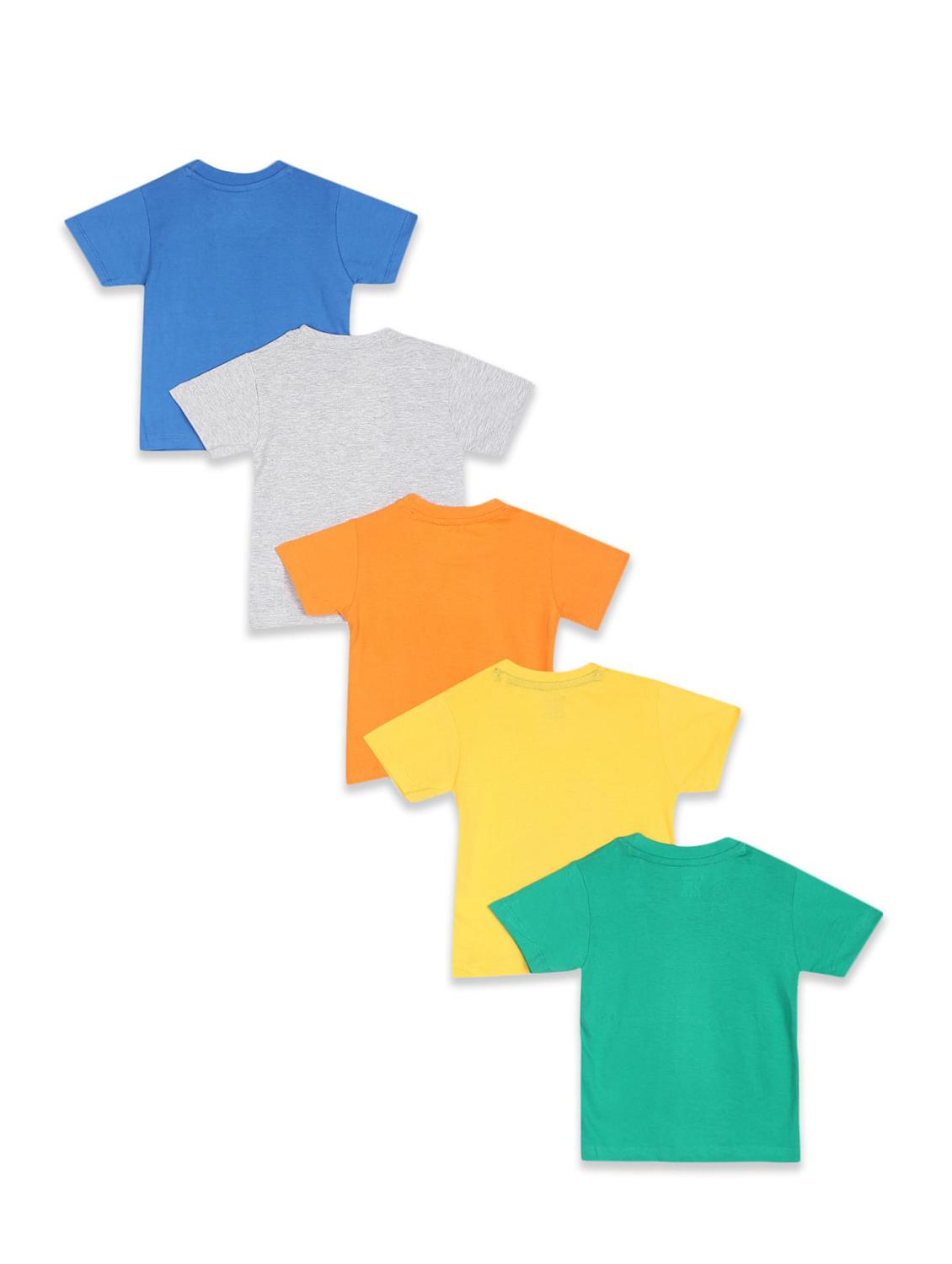 set of 5 printed t-shirt - 18255017 - Standard Image - 1