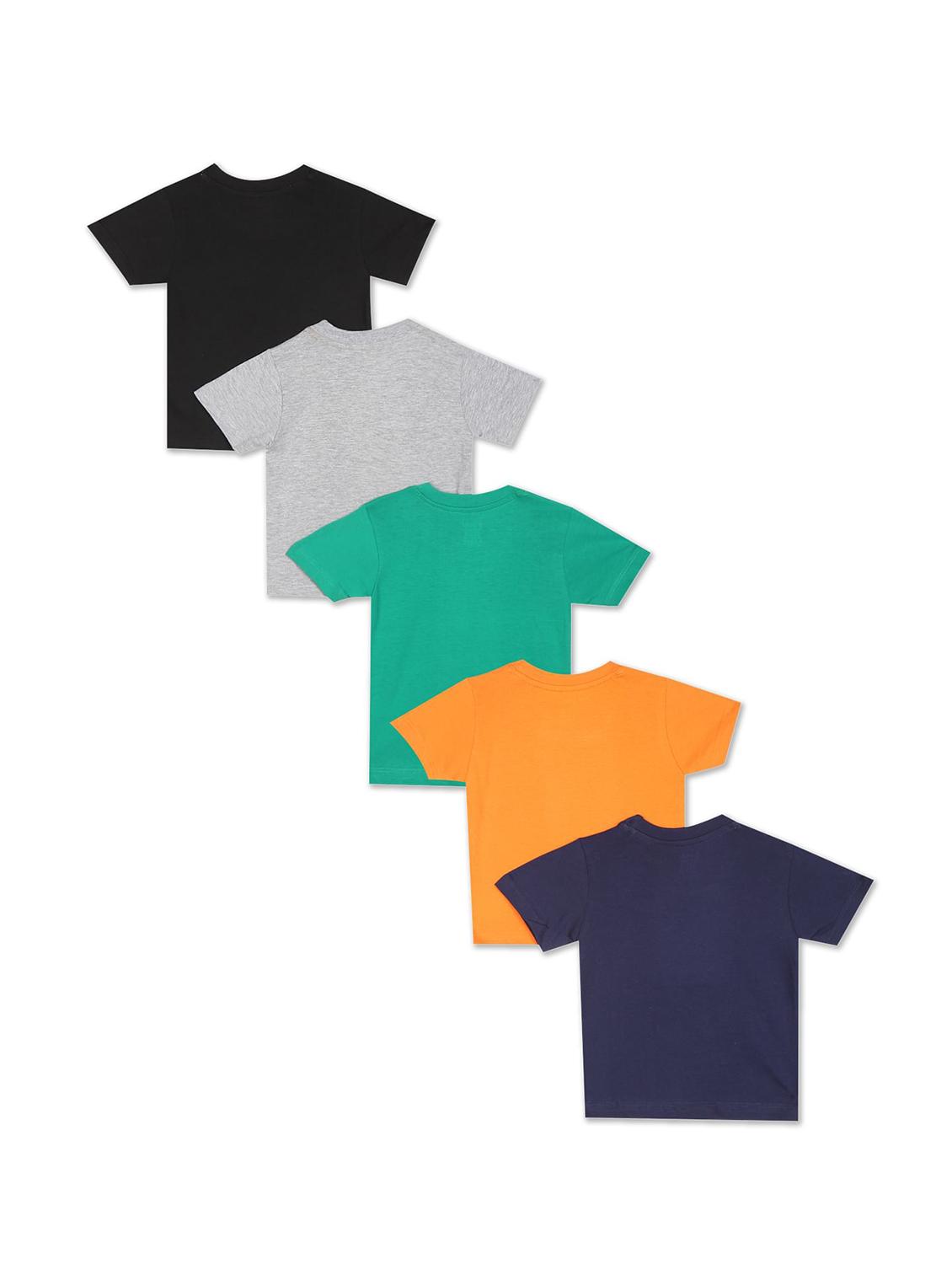 set of 5 printed t-shirt - 18255018 -  Standard Image - 1