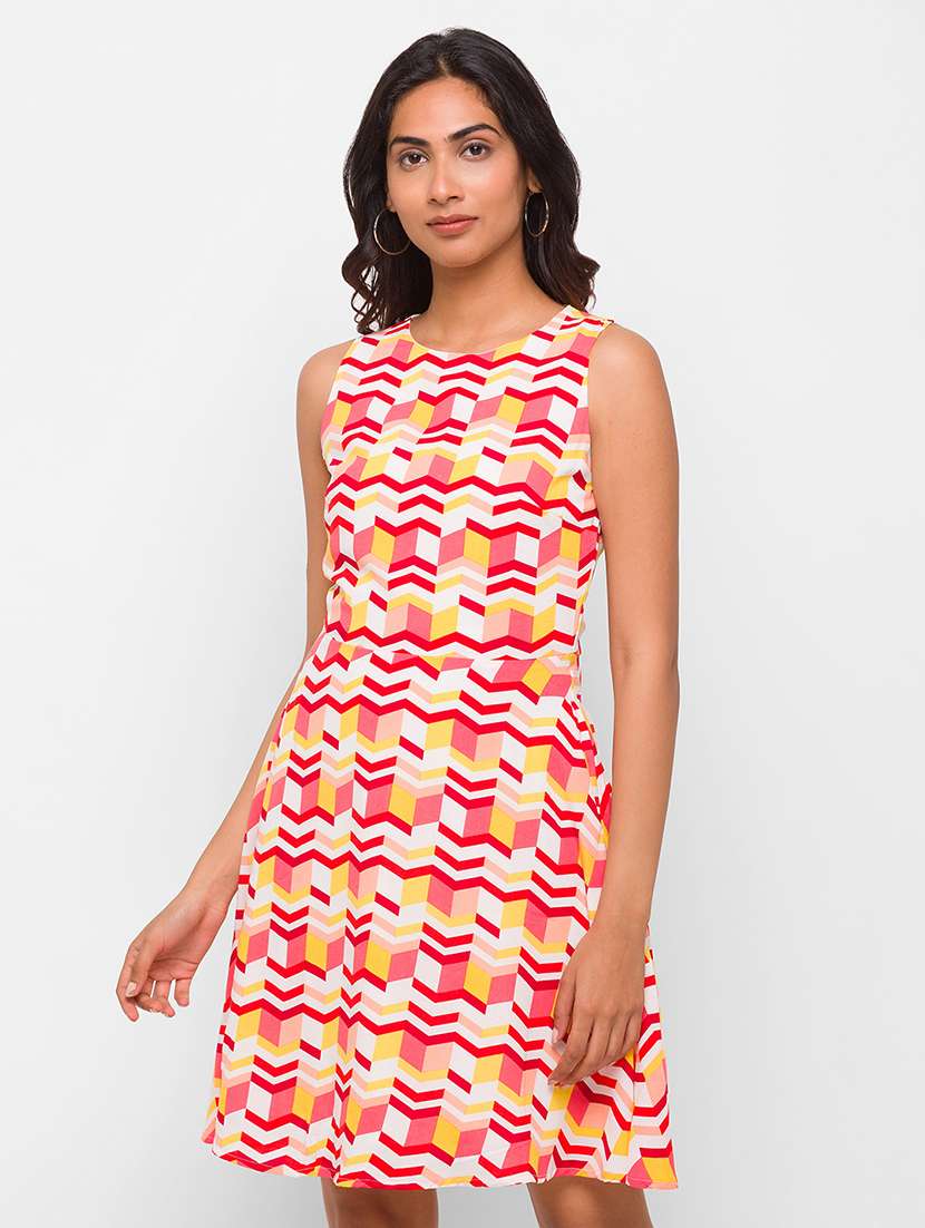 women's  geometric dress - 18259469 -  Standard Image - 1