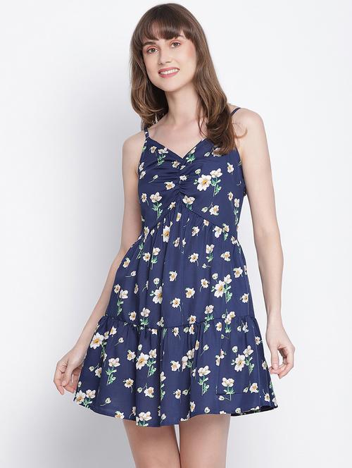 women's tiered dress floral dress - 18259579 - Standard Image - 0
