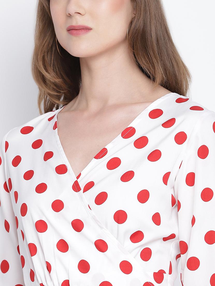 women's polka dots dress - 18259599 - Standard Image - 4