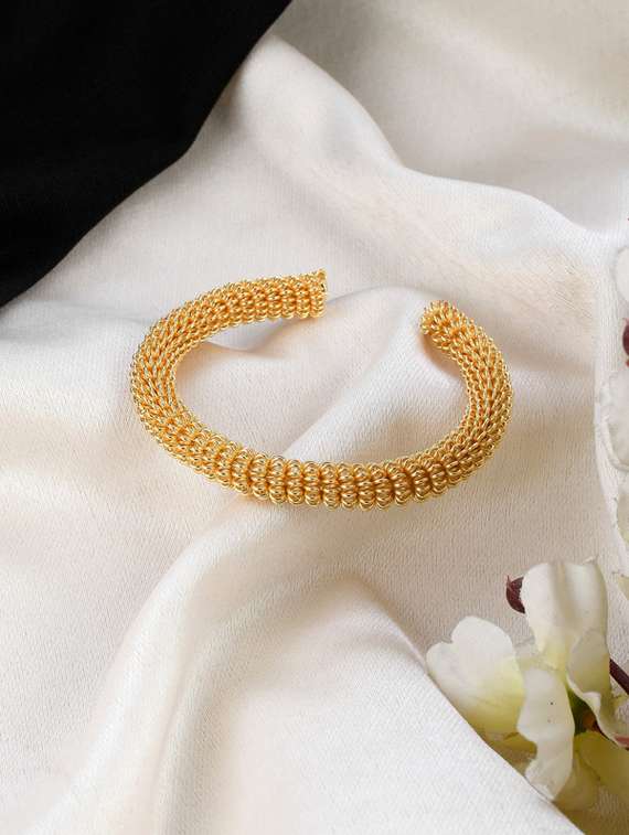 gold plated hyperion spring bracelet