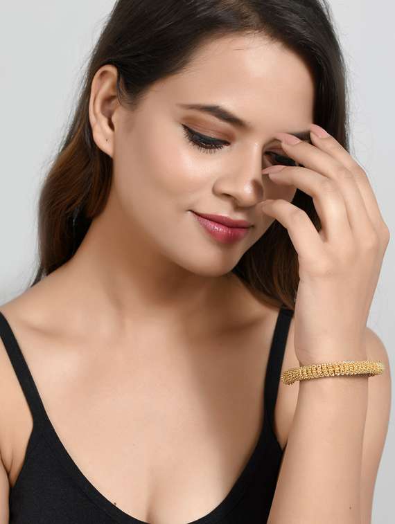 gold plated hyperion spring bracelet - 18259794 - Standard Image - 1