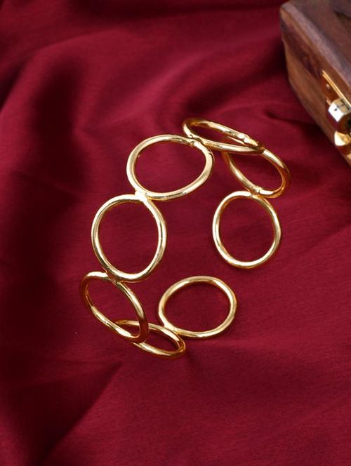 spiral golden kada bracelet - 18259803 - Standard Image - 0