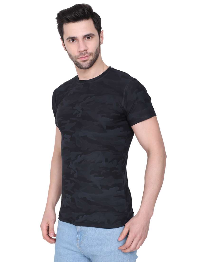 black printed t-shirt - 18259813 -  Standard Image - 1