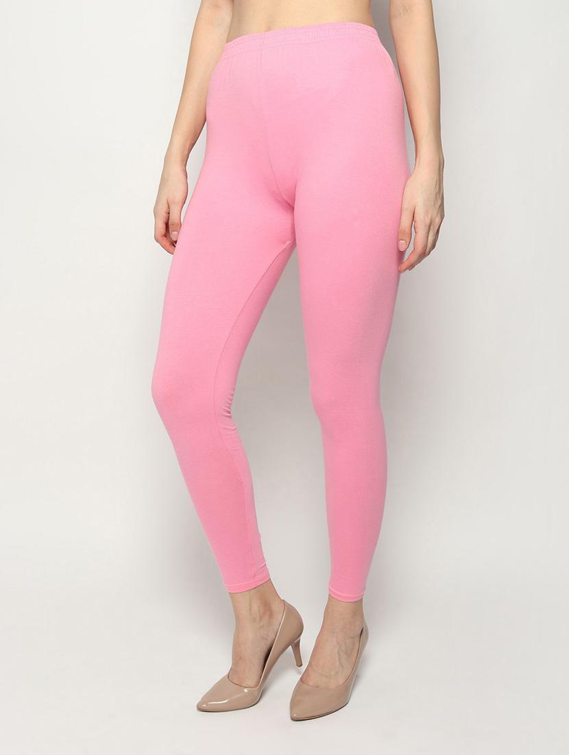 pink solid legging - 18260608 -  Zoom Image - 0
