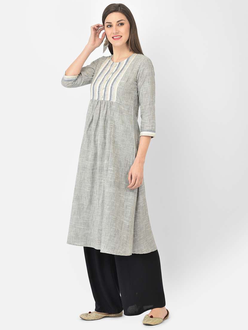 women's a-line kurta - 18260799 -  Standard Image - 1
