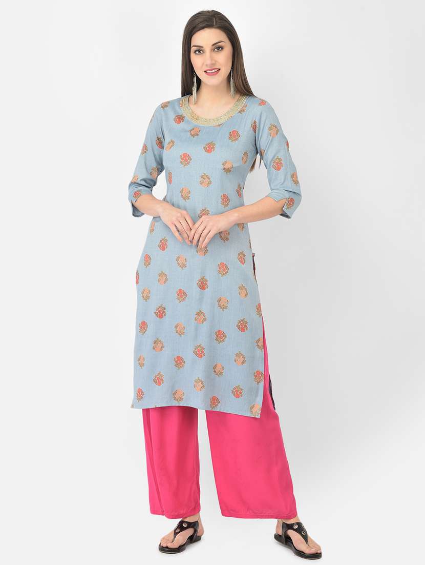 women's front slit kurta