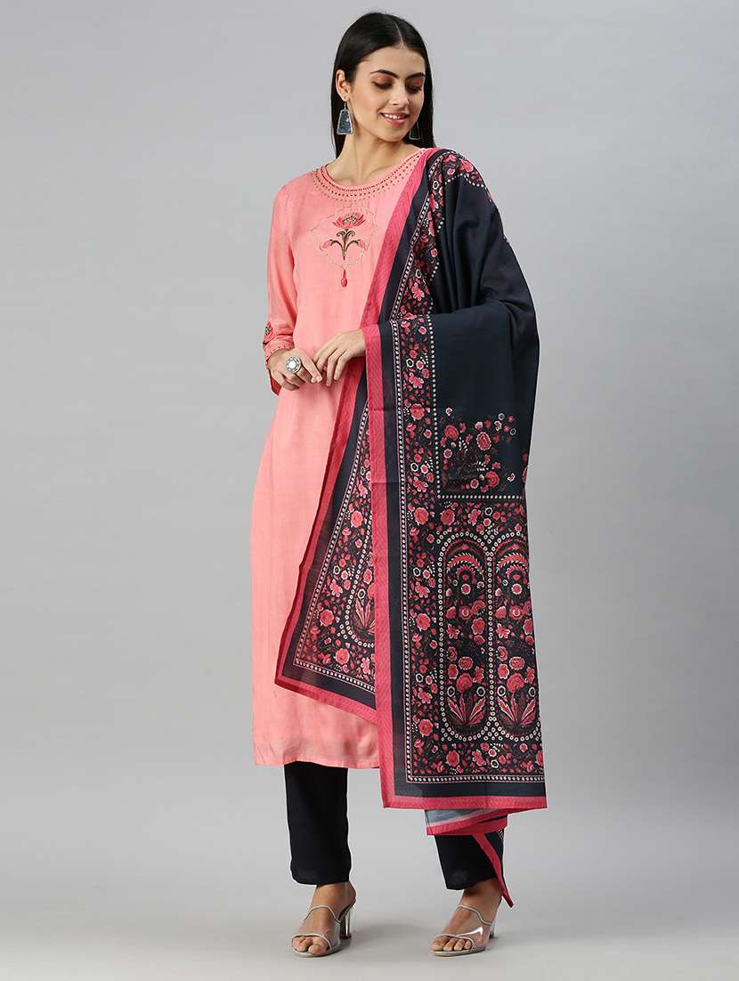 women embroidered kurta pant set with dupata - 18260960 -  Standard Image - 1